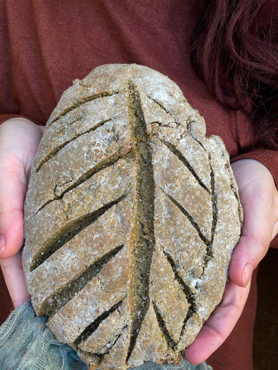 Pane integrale al Matcha
