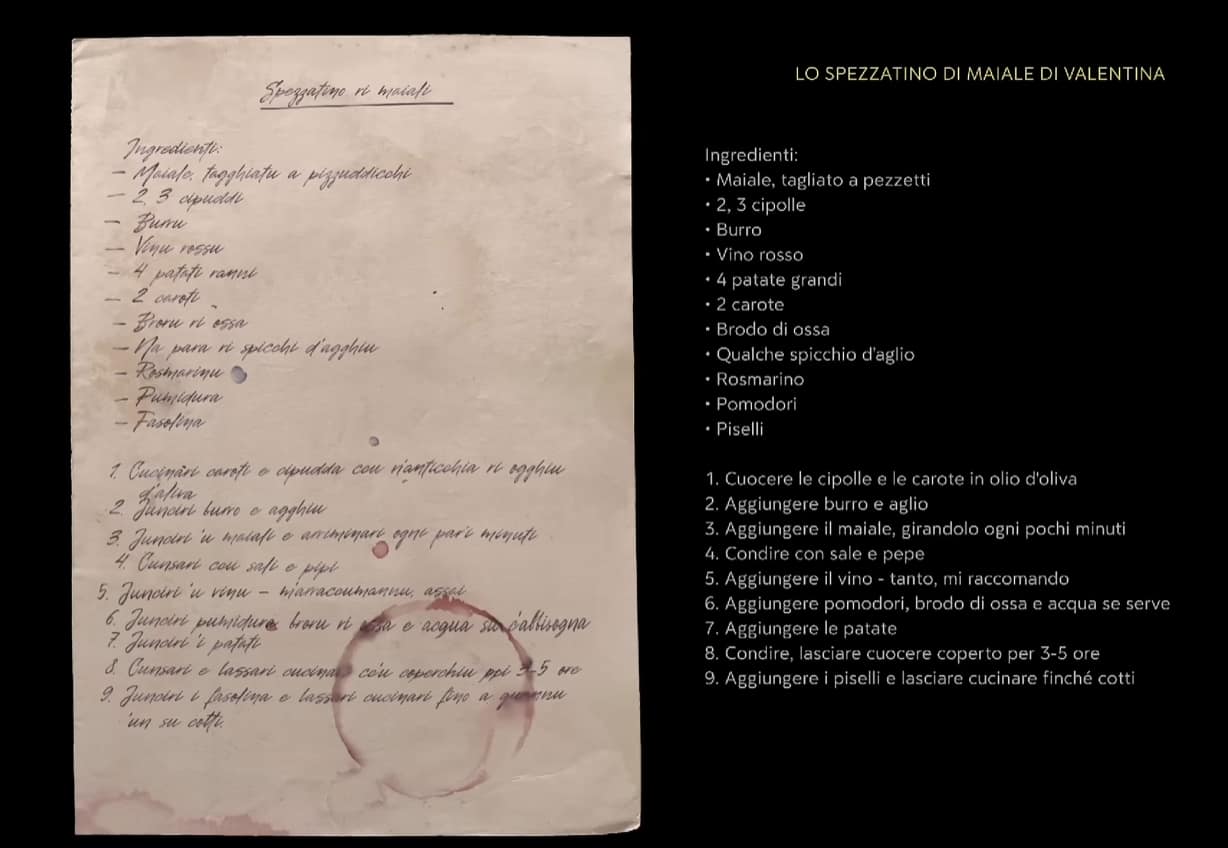 Spezzatino di maiale di valentina